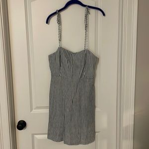 Fit & Flare Matching Tie-Strap Mini Dress for Women